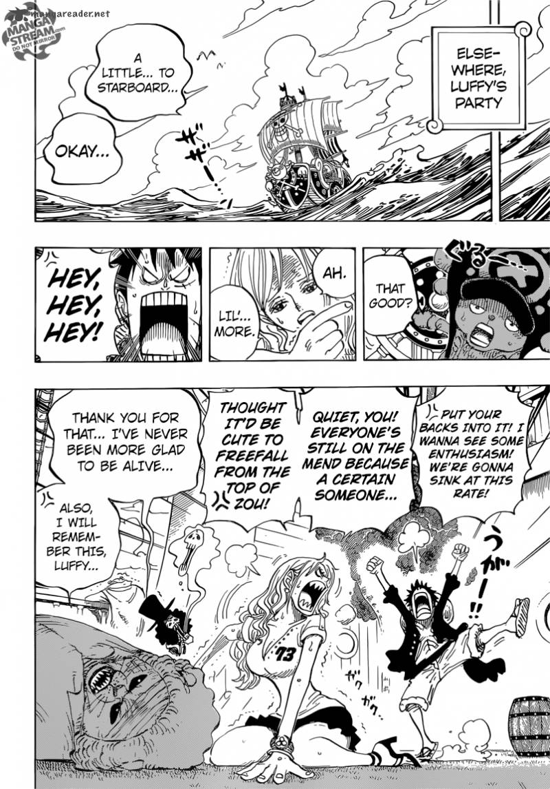 One Piece Manga Chapter 823 page 12 - The World is Restless