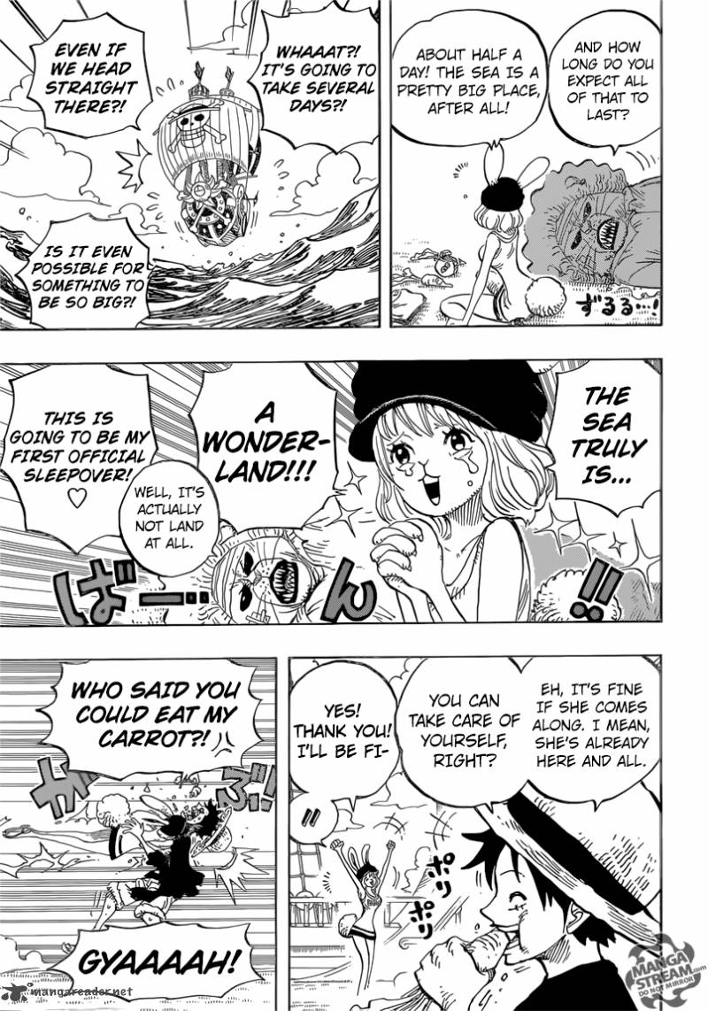 One Piece Manga Chapter 823 page 15 - The World is Restless