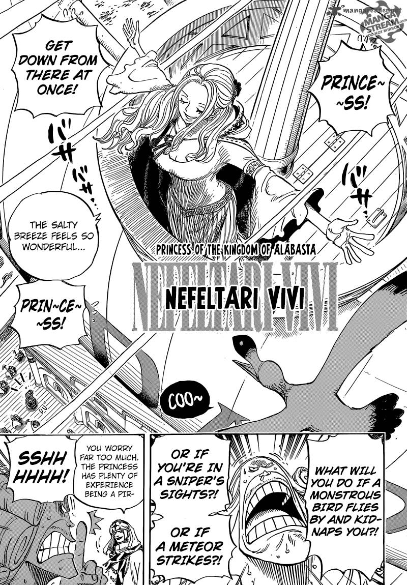 One Piece Manga Chapter 823 page 4 - The World is Restless