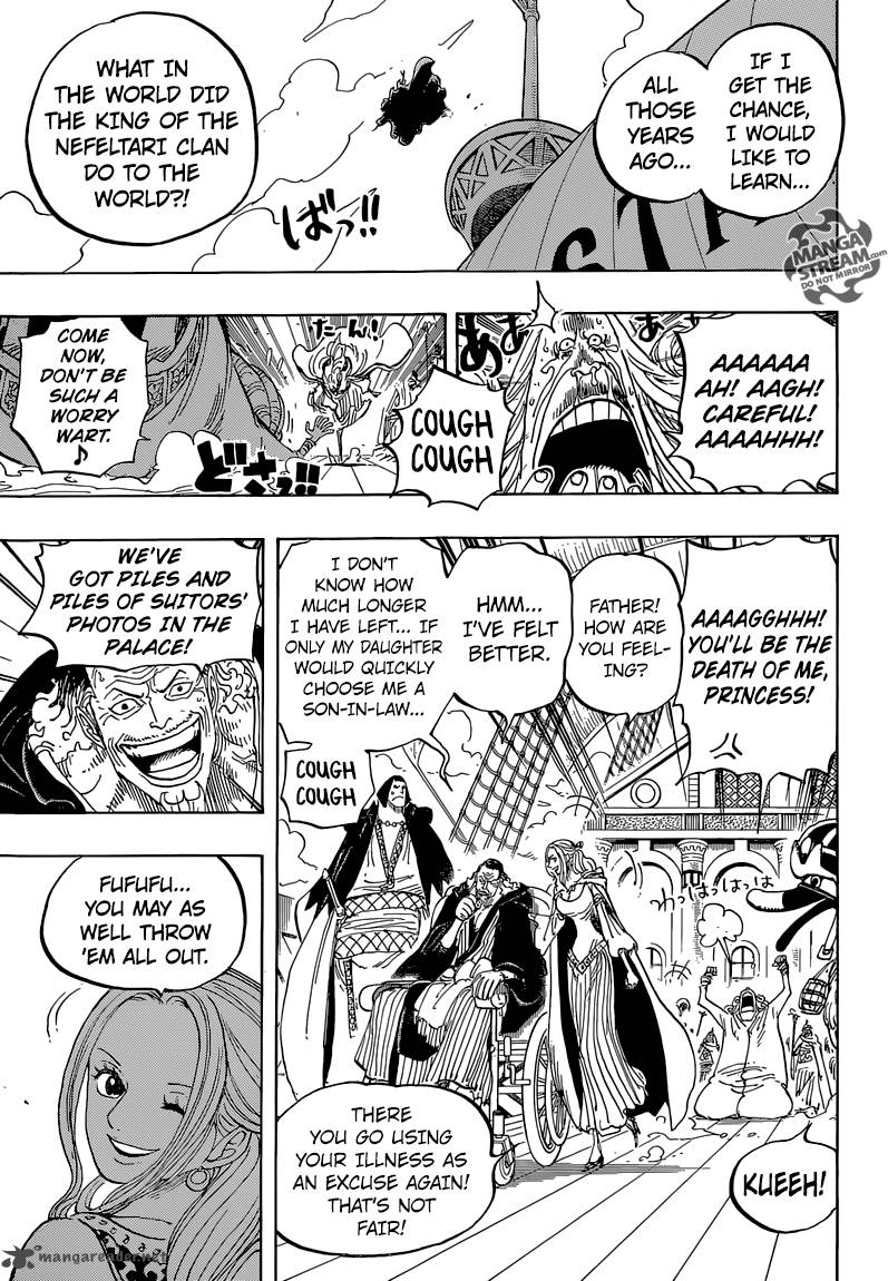 One Piece Manga Chapter 823 page 6 - The World is Restless