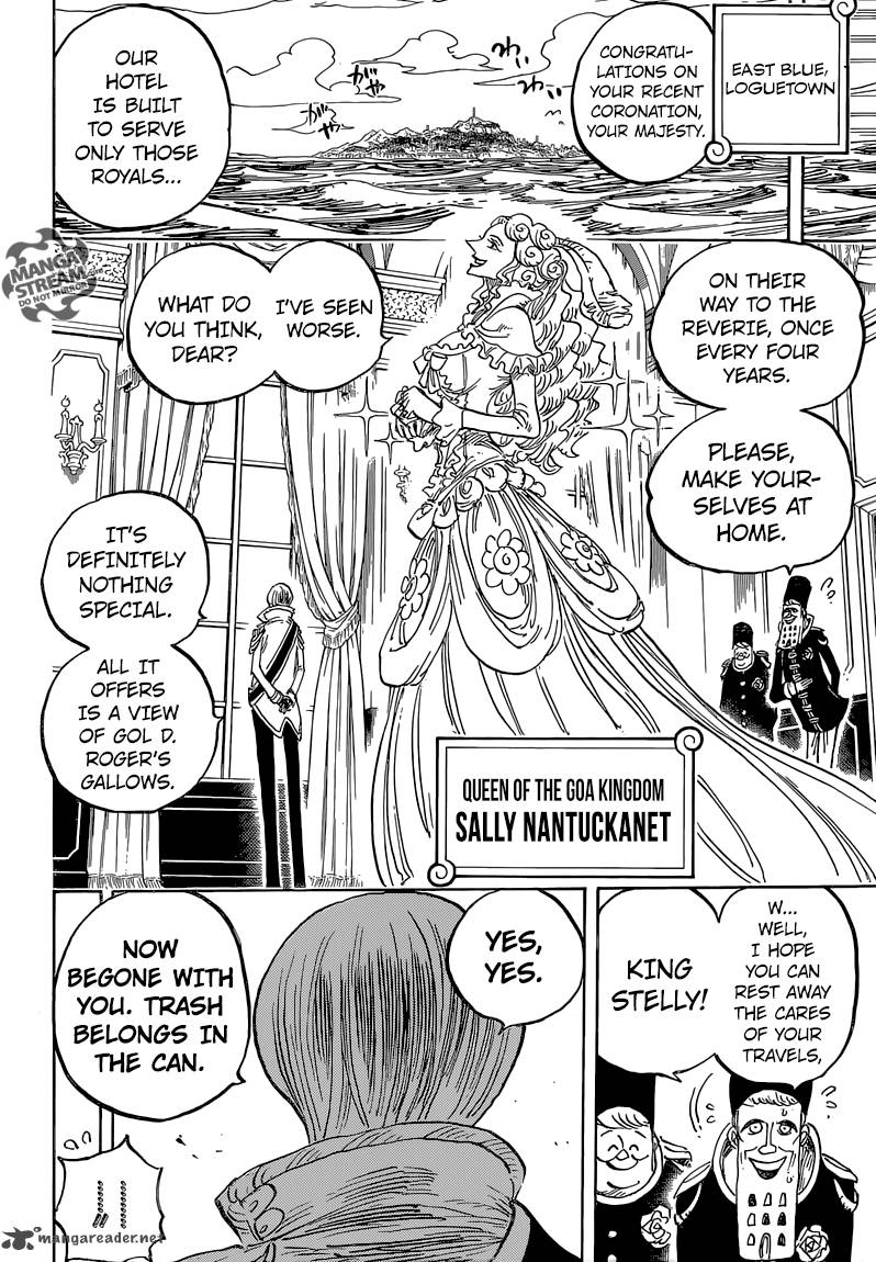 One Piece Manga Chapter 823 page 7 - The World is Restless