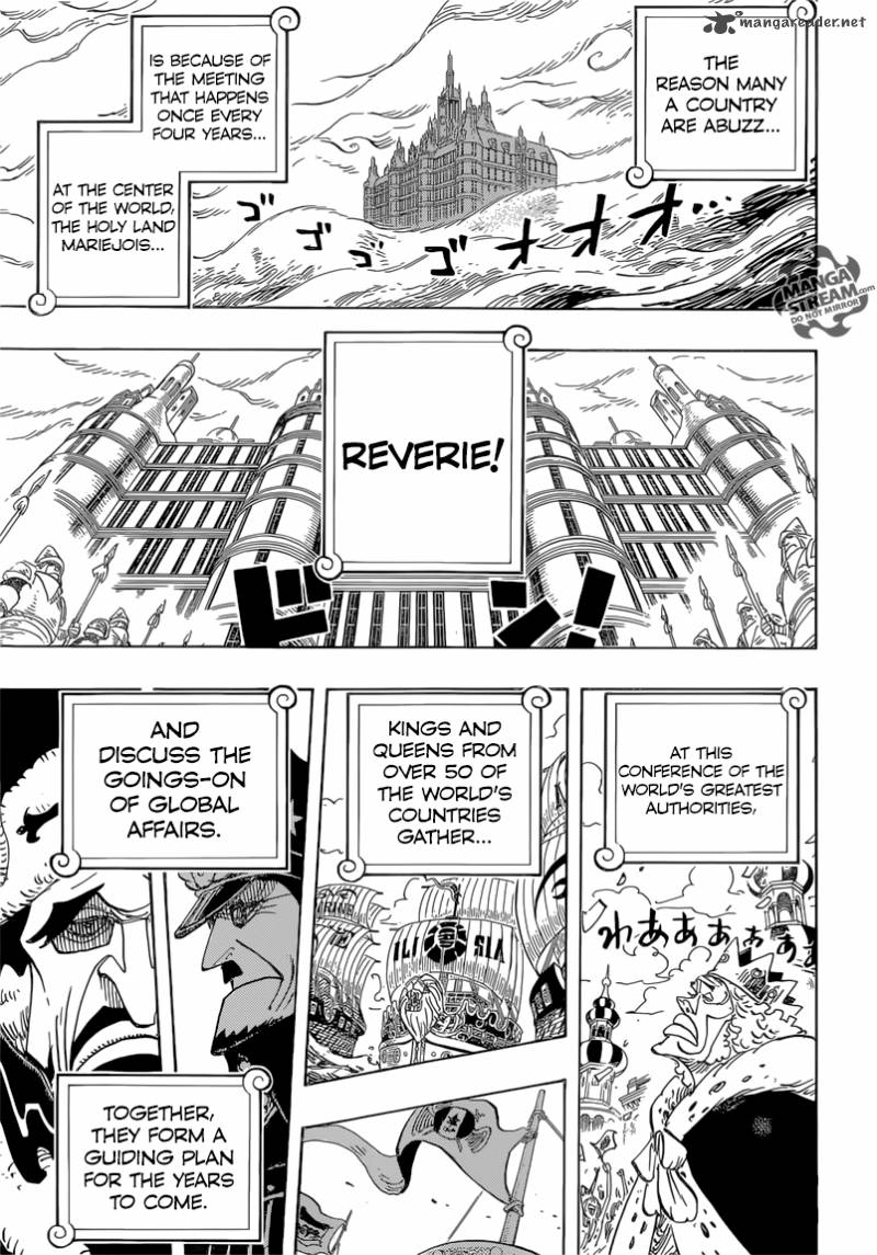 One Piece Manga Chapter 823 page 8 - The World is Restless