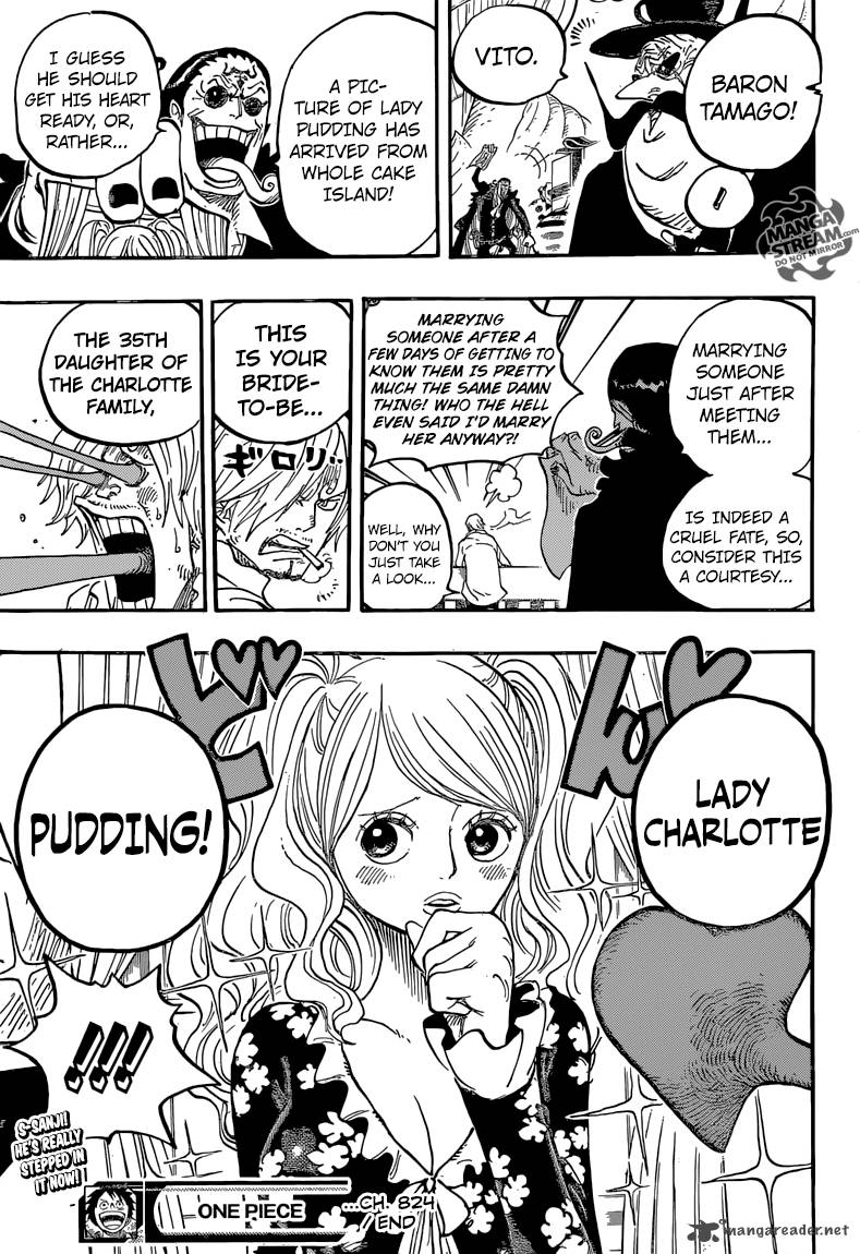One Piece Manga Chapter 824 page 19 - Whim