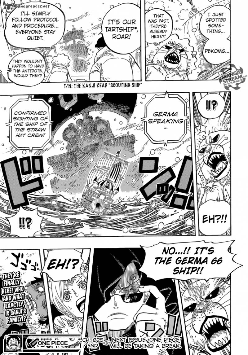 One Piece Manga Chapter 825 page 14 - The WENP's Comic Strip
