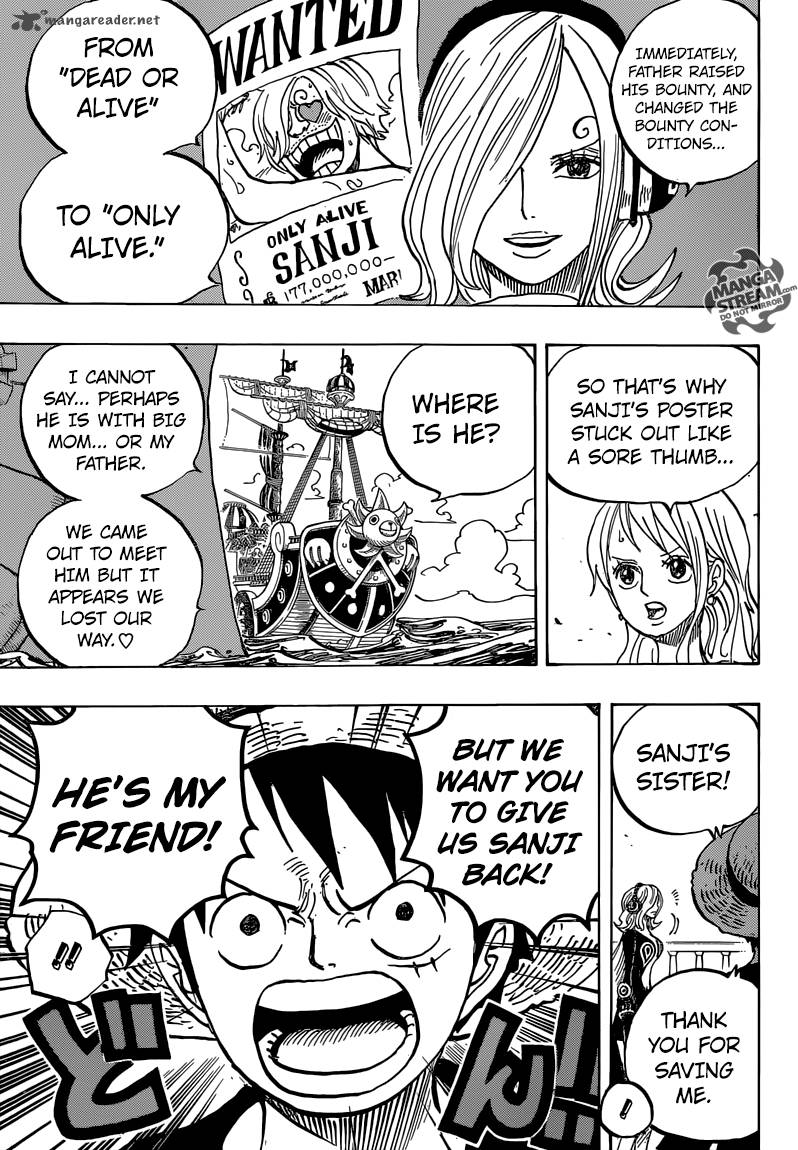 One Piece Manga Chapter 826 page 15 - 0 and 4