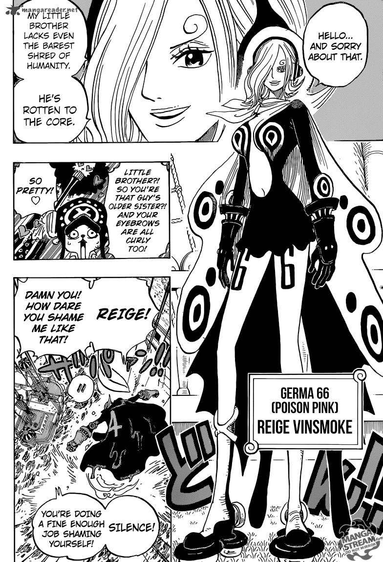 One Piece Manga Chapter 826 page 8 - 0 and 4