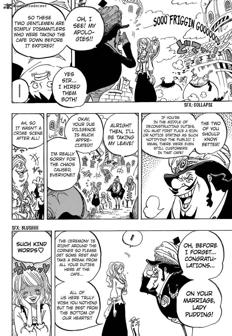 One Piece Manga Chapter 827 page 10 - Totto Land