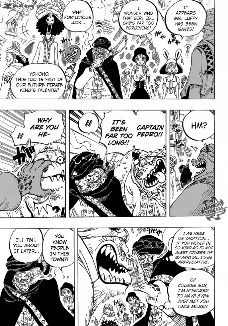 One Piece Manga Chapter 827 page 11 - Totto Land