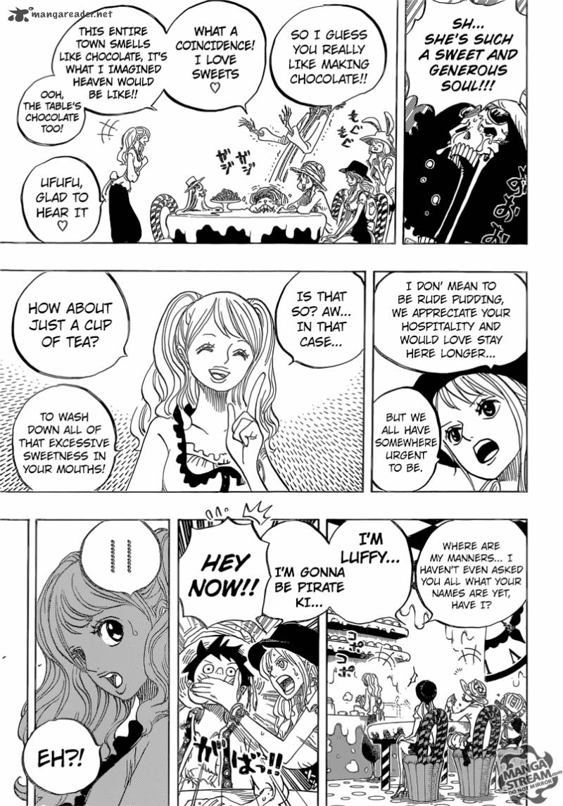 One Piece Manga Chapter 827 page 13 - Totto Land