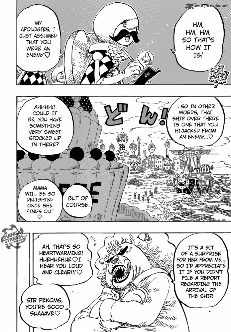 One Piece Manga Chapter 827 page 2 - Totto Land