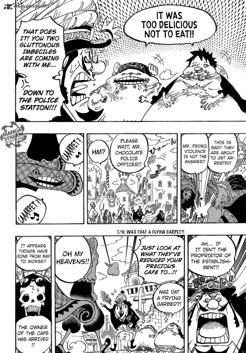 One Piece Manga Chapter 827 page 8 - Totto Land