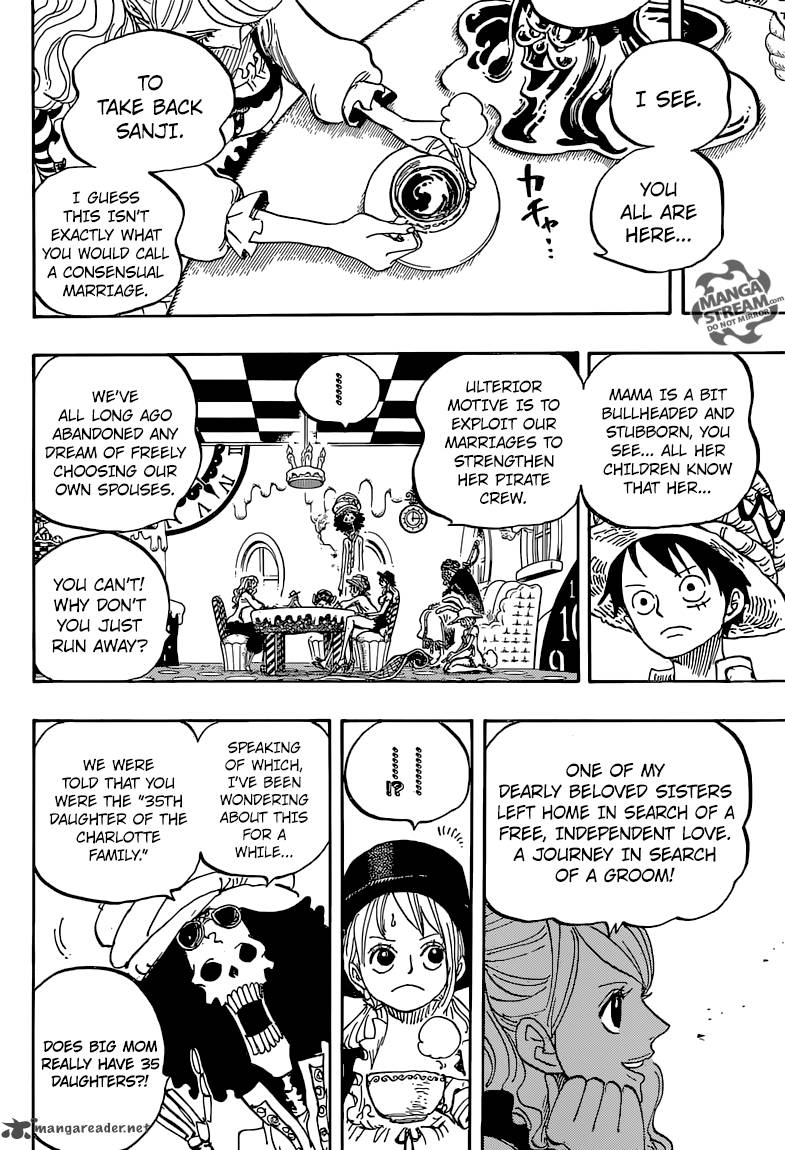 One Piece Manga Chapter 828 page 4 - 1 and 2