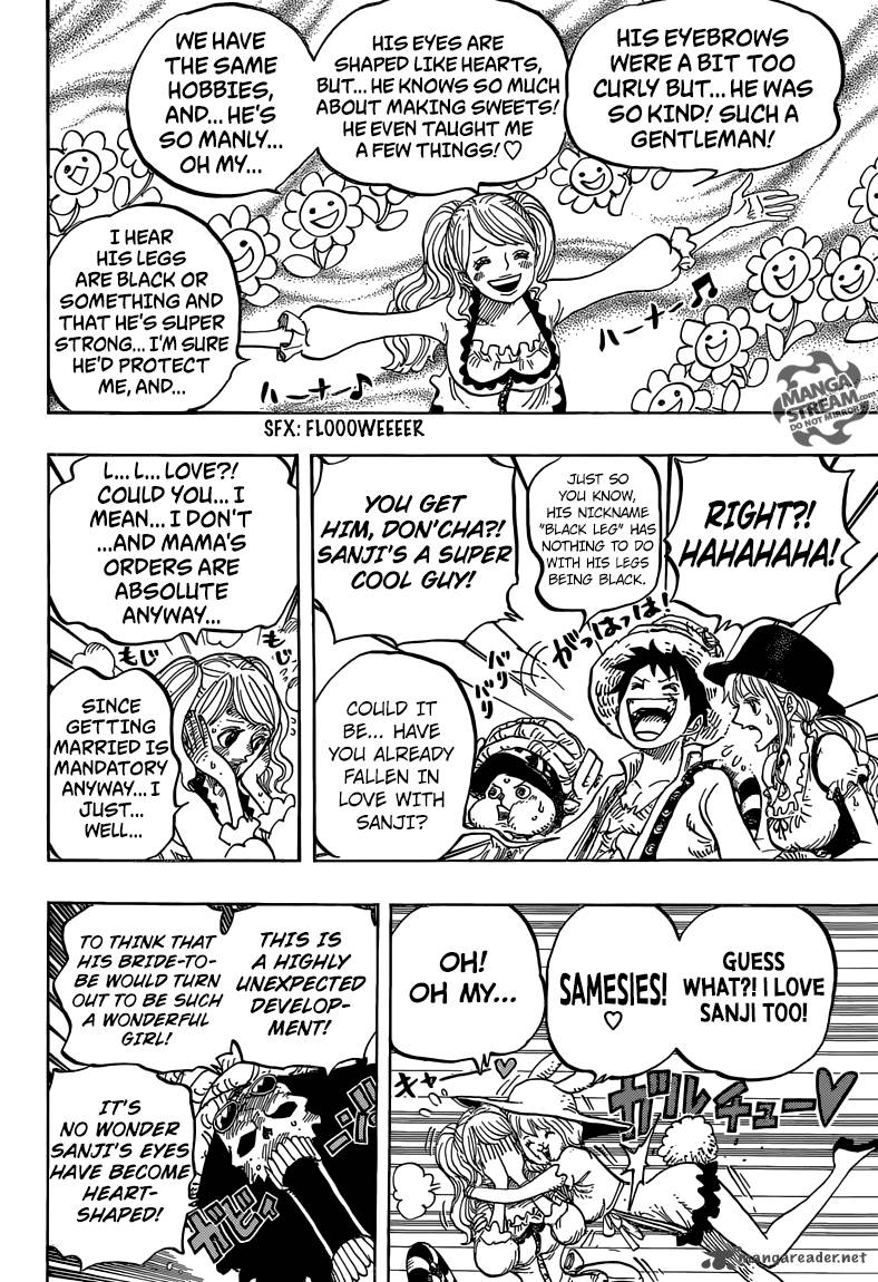 One Piece Manga Chapter 828 page 6 - 1 and 2
