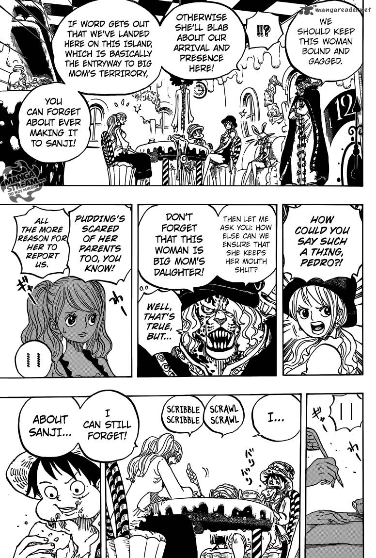 One Piece Manga Chapter 828 page 7 - 1 and 2