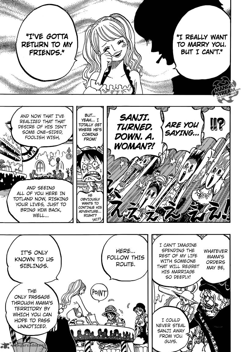 One Piece Manga Chapter 828 page 9 - 1 and 2