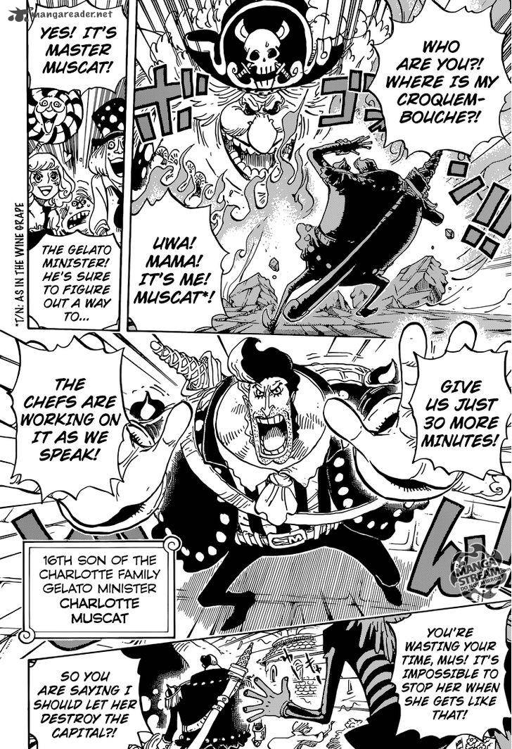 One Piece Manga Chapter 829 page 10 - Emperor of the Sea, Charlotte Linlin