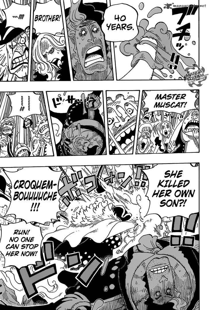 One Piece Manga Chapter 829 page 13 - Emperor of the Sea, Charlotte Linlin