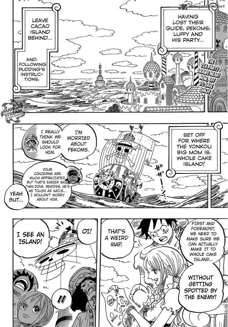 One Piece Manga Chapter 829 page 3 - Emperor of the Sea, Charlotte Linlin