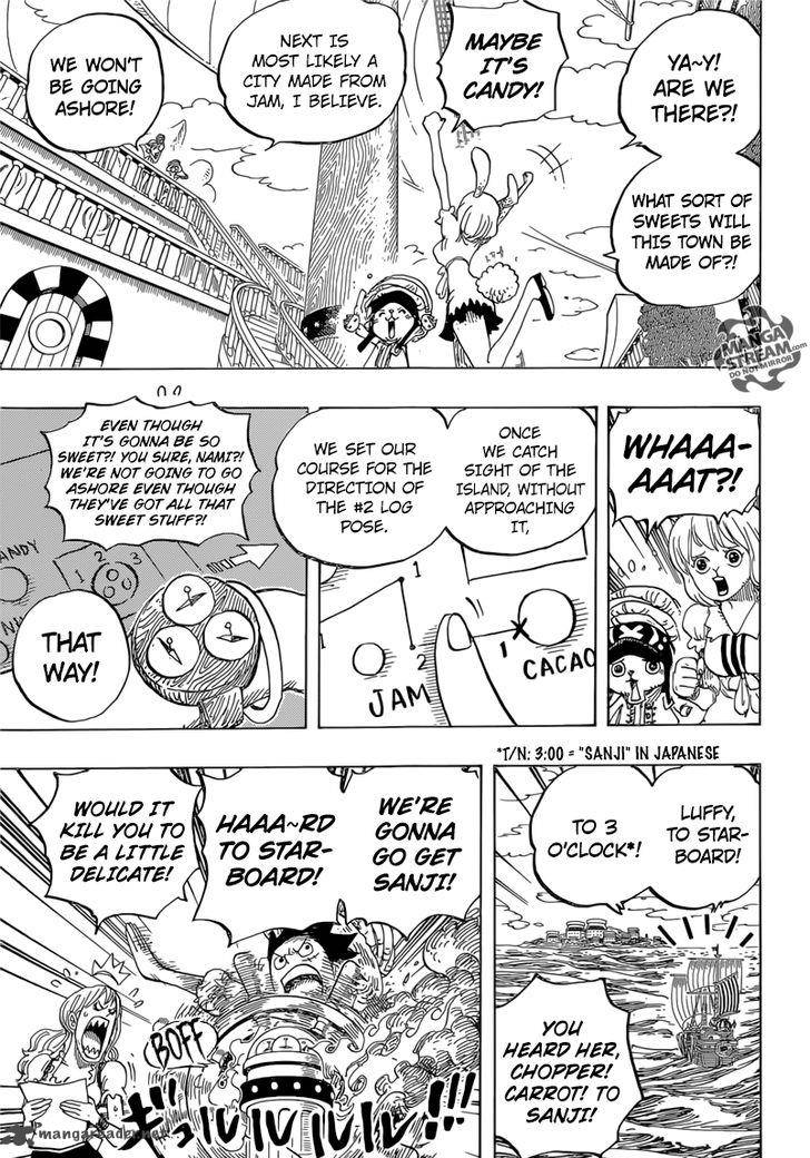 One Piece Manga Chapter 829 page 4 - Emperor of the Sea, Charlotte Linlin
