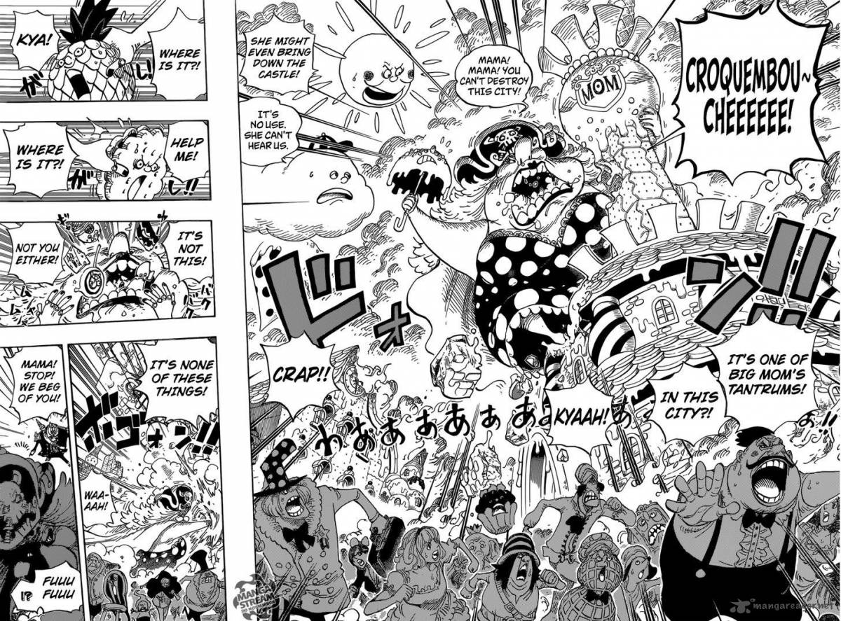 One Piece Manga Chapter 829 page 9 - Emperor of the Sea, Charlotte Linlin