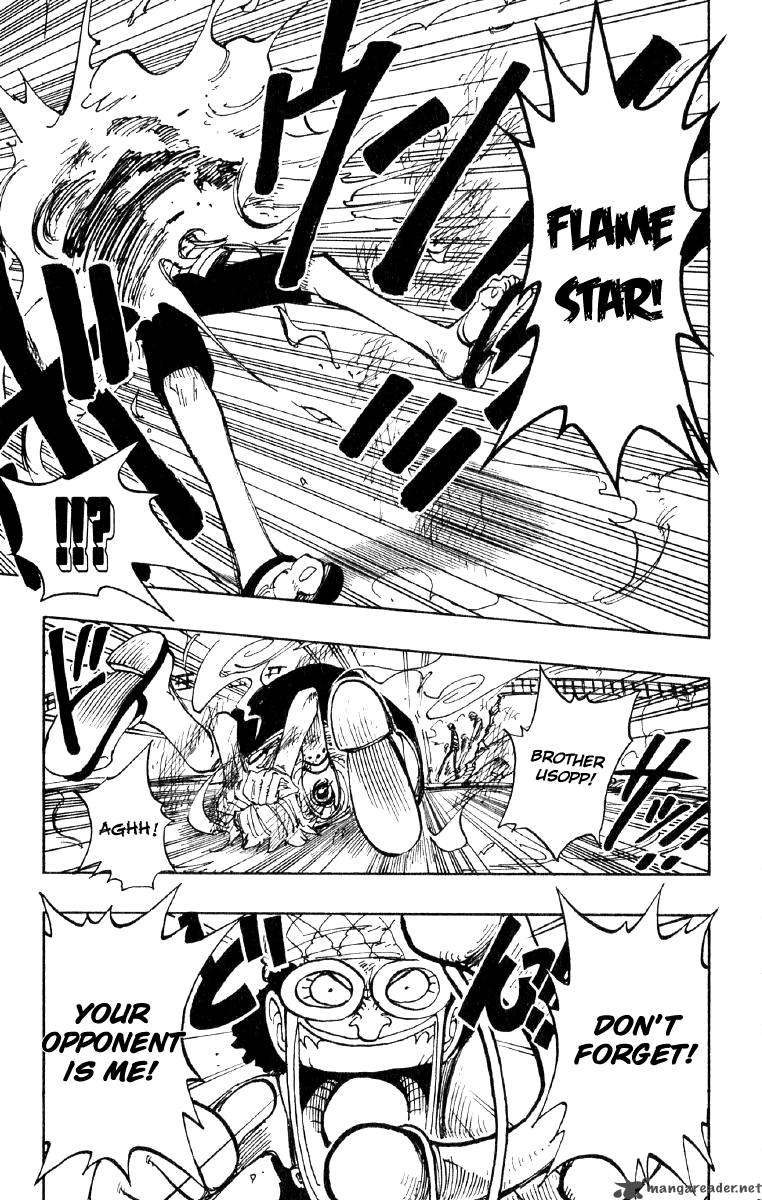 One Piece Manga Chapter 83 page 13 - Luffy in Black