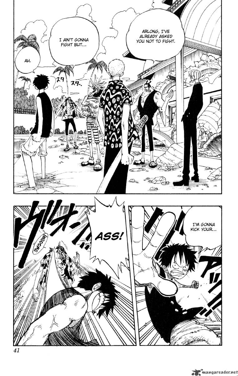 One Piece Manga Chapter 83 page 15 - Luffy in Black