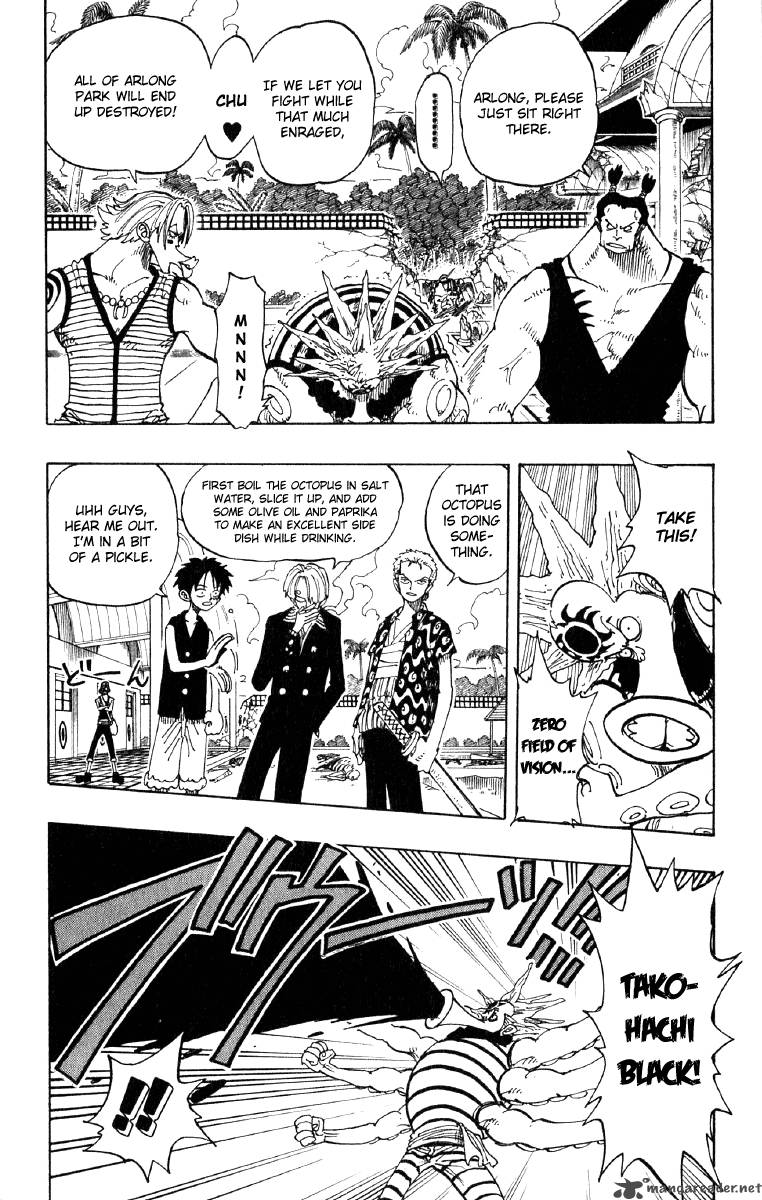 One Piece Manga Chapter 83 page 4 - Luffy in Black