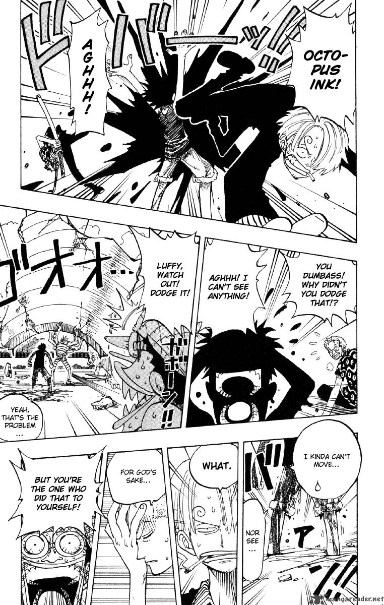 One Piece Manga Chapter 83 page 5 - Luffy in Black