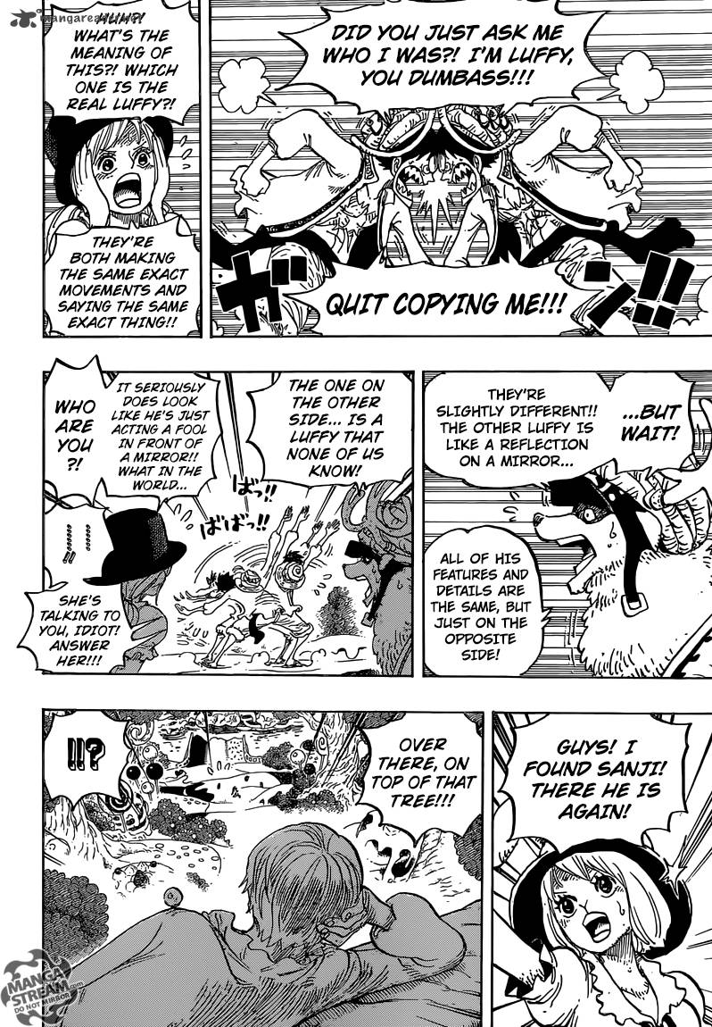 One Piece Manga Chapter 831 page 12 - Adventure in the Mysterious Forest