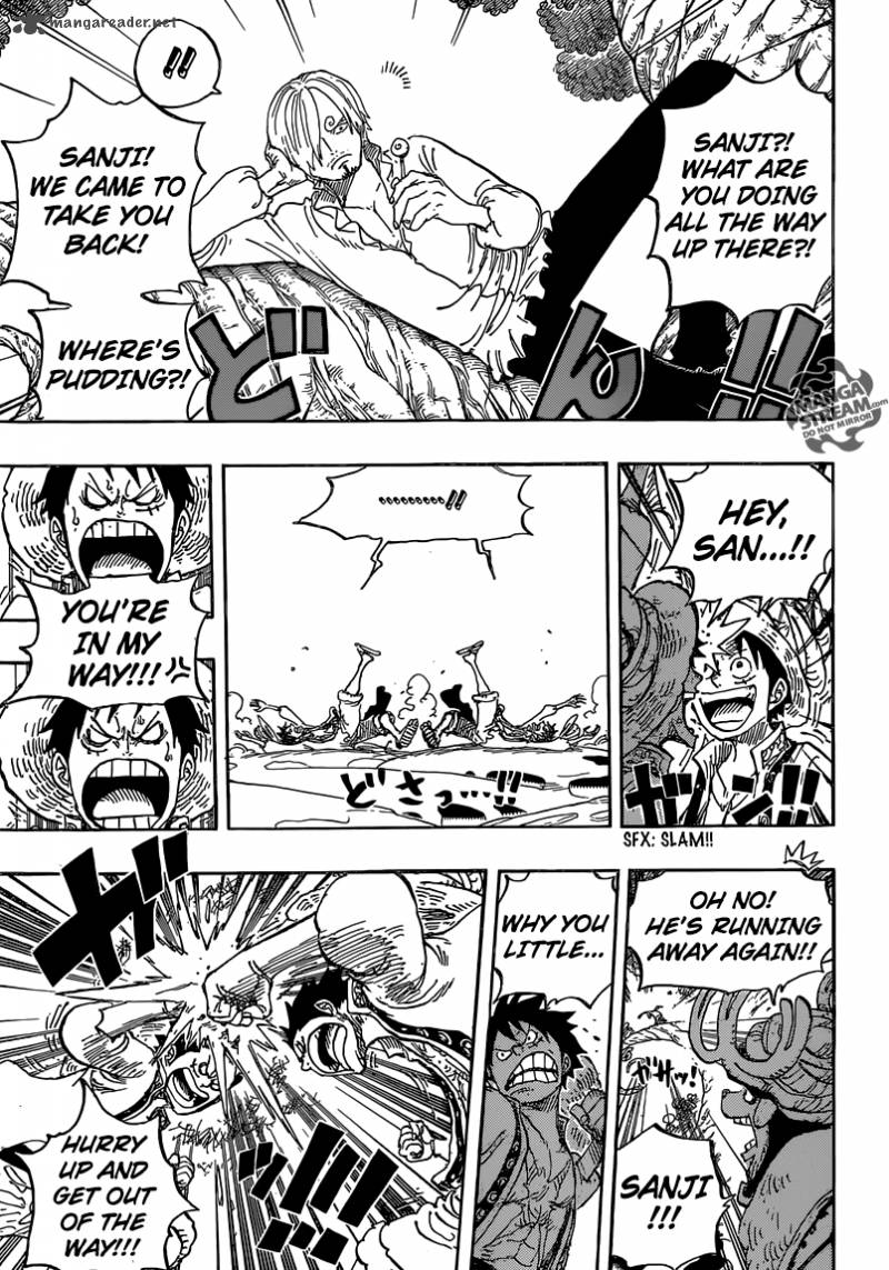 One Piece Manga Chapter 831 page 13 - Adventure in the Mysterious Forest