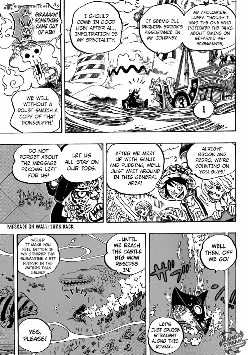 One Piece Manga Chapter 831 page 3 - Adventure in the Mysterious Forest