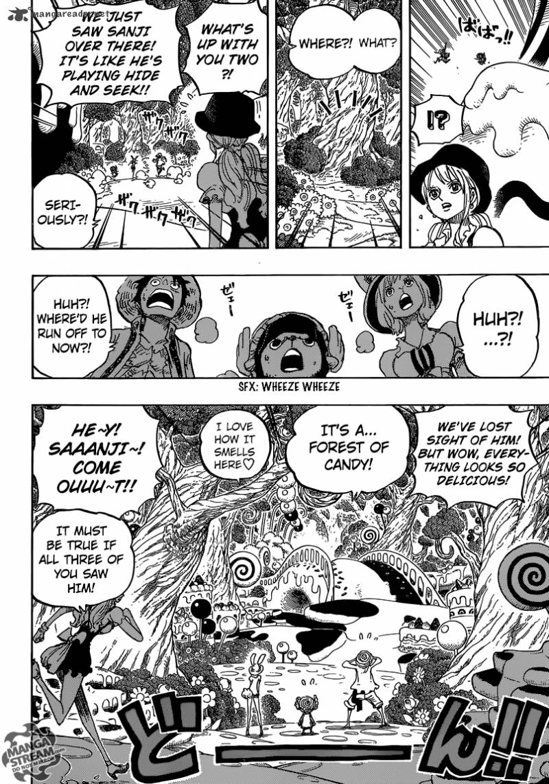 One Piece Manga Chapter 831 page 6 - Adventure in the Mysterious Forest