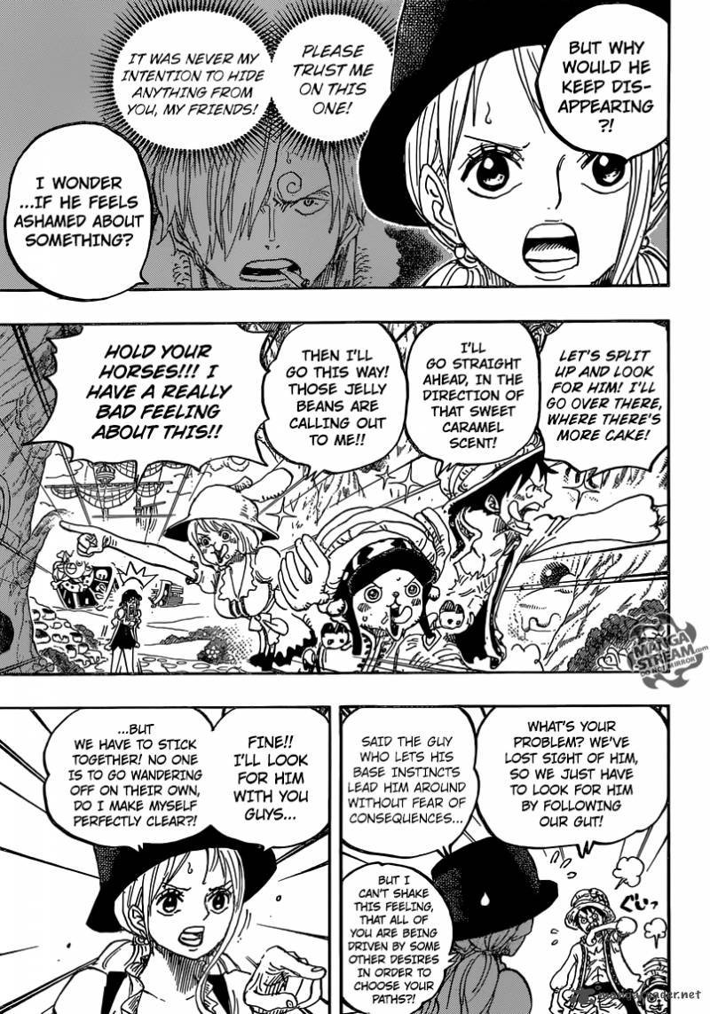 One Piece Manga Chapter 831 page 7 - Adventure in the Mysterious Forest