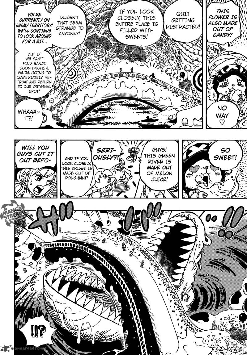 One Piece Manga Chapter 831 page 8 - Adventure in the Mysterious Forest