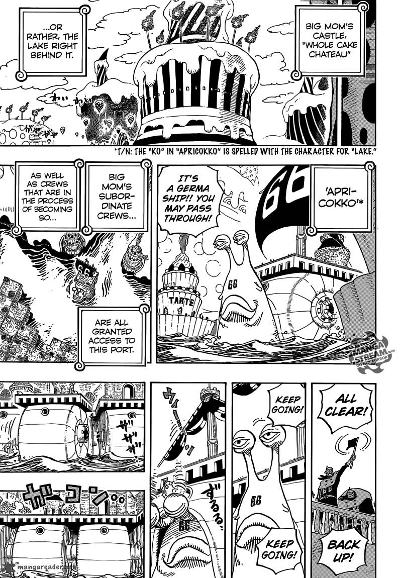 One Piece Manga Chapter 832 page 13 - Germa Kingdom