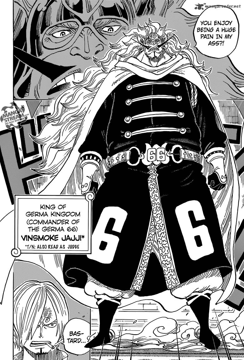 One Piece Manga Chapter 832 page 17 - Germa Kingdom