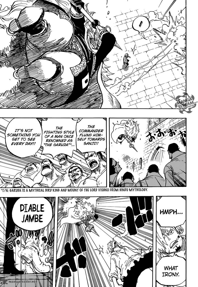 One Piece Manga Chapter 833 page 14 - Vinsmoke Judge