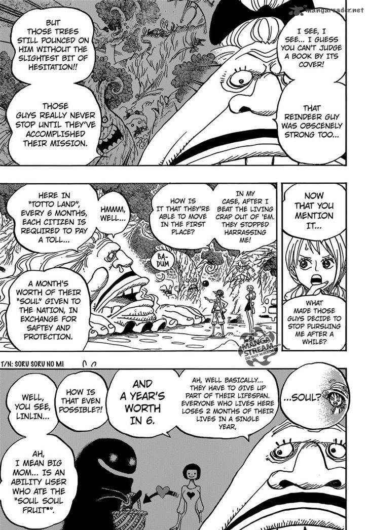 One Piece Manga Chapter 835 page 17 - The Nation of Souls