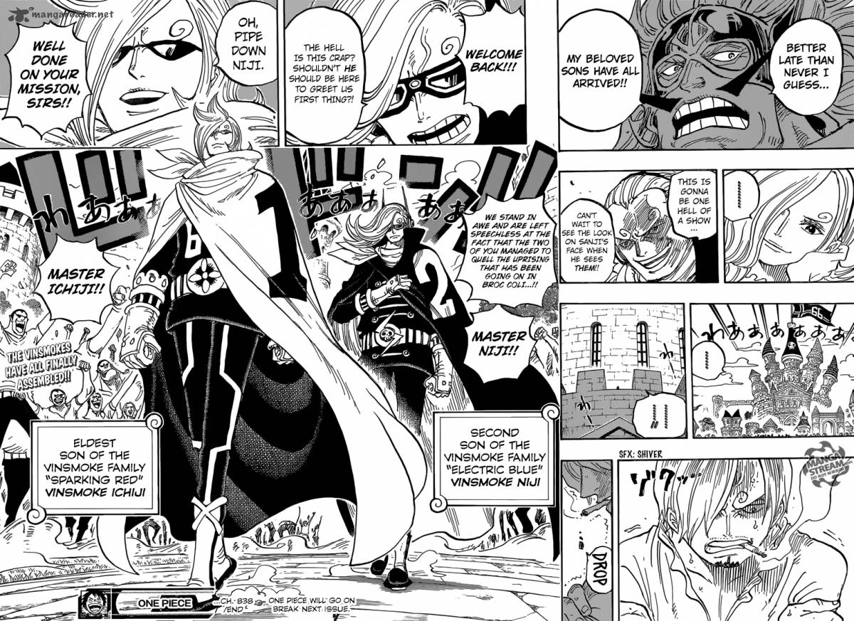 One Piece Manga Chapter 838 page 14 - Choniki
