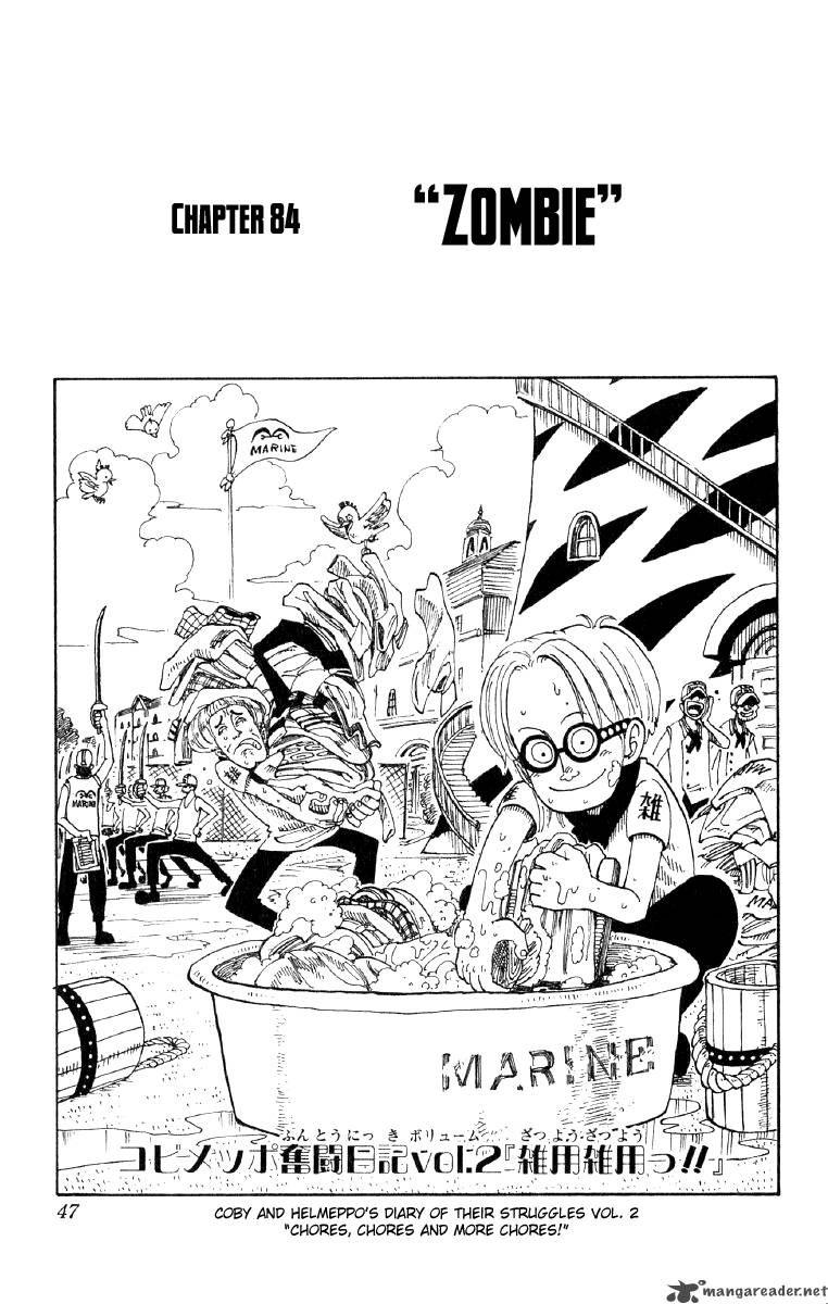 One Piece Manga Chapter 84 page 1 - Zombie