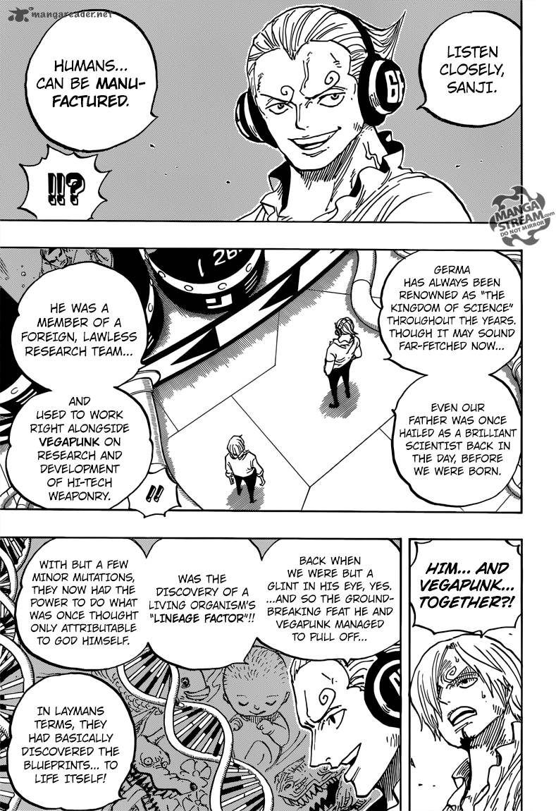 One Piece Manga Chapter 840 page 3 - The Iron Mask