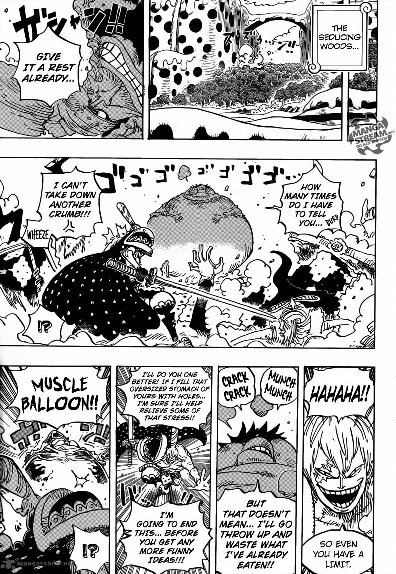 One Piece Manga Chapter 842 page 11 - The Power of a Full Stomach