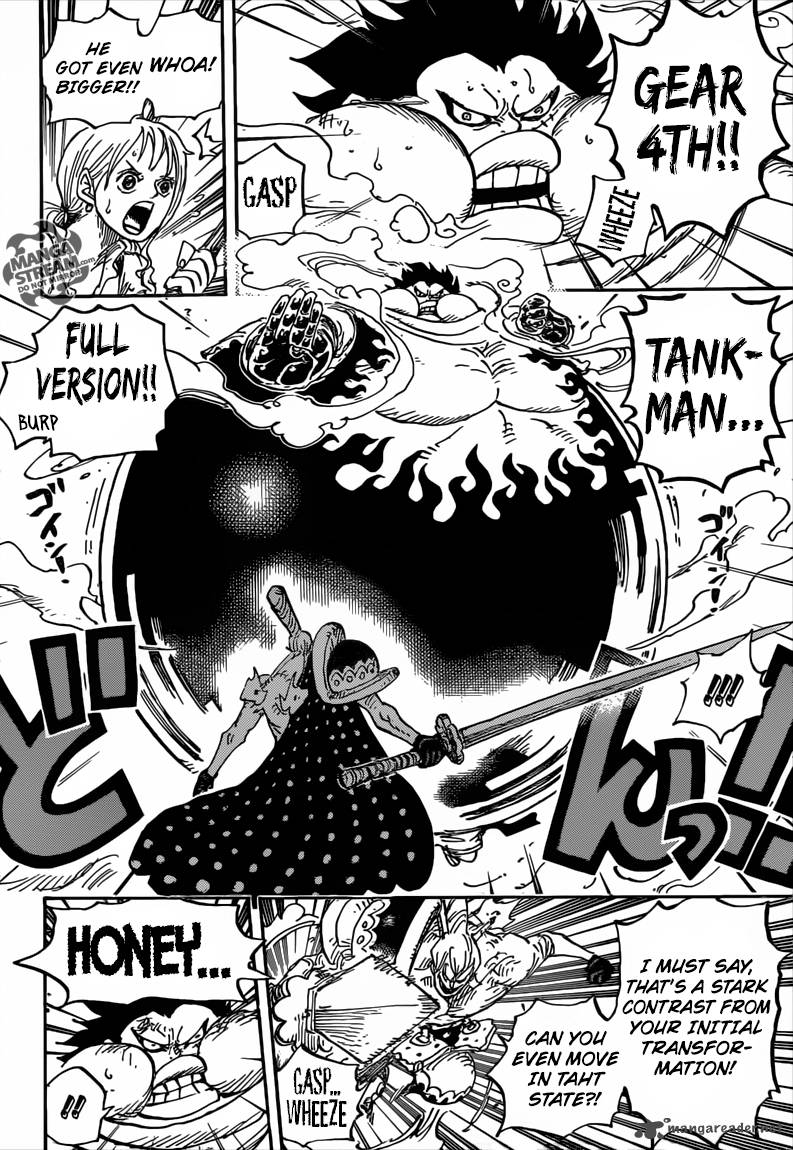 One Piece Manga Chapter 842 page 12 - The Power of a Full Stomach