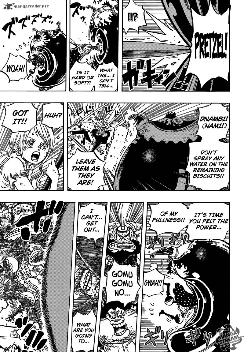 One Piece Manga Chapter 842 page 13 - The Power of a Full Stomach