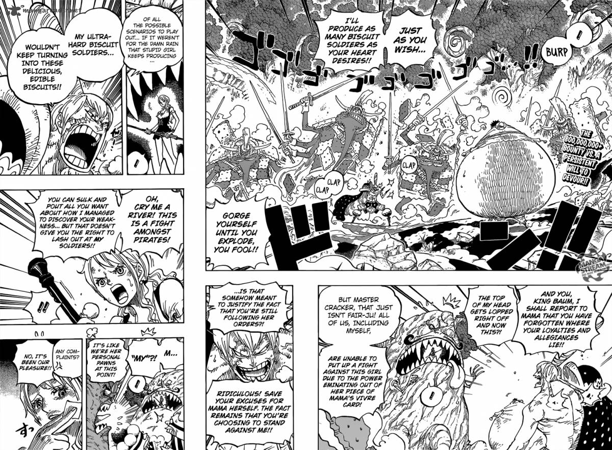 One Piece Manga Chapter 842 page 3 - The Power of a Full Stomach