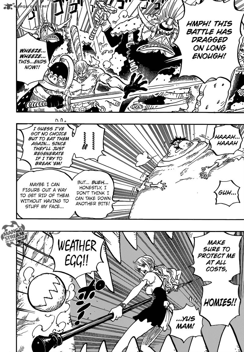 One Piece Manga Chapter 842 page 4 - The Power of a Full Stomach