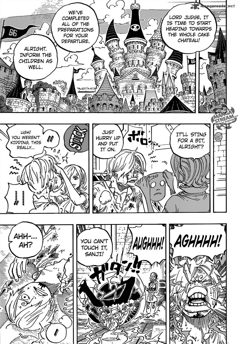 One Piece Manga Chapter 842 page 7 - The Power of a Full Stomach