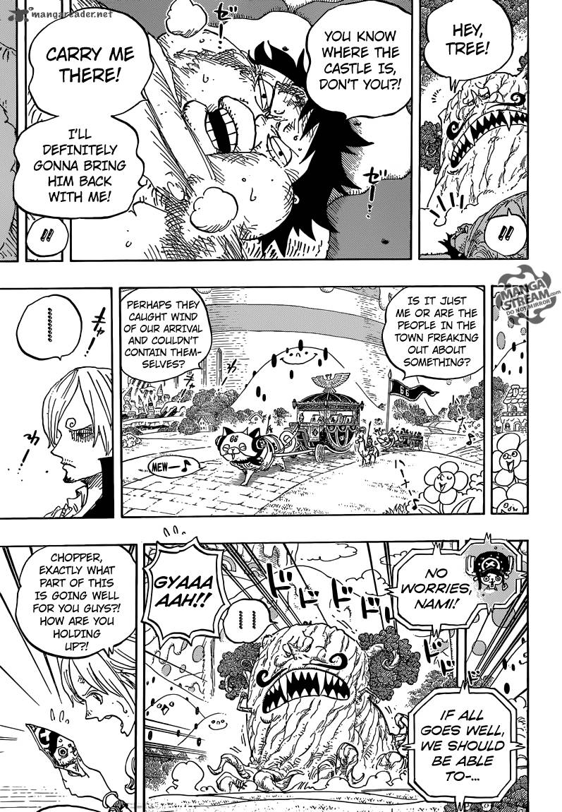 One Piece Manga Chapter 843 page 10 - Vinsmoke Sanji