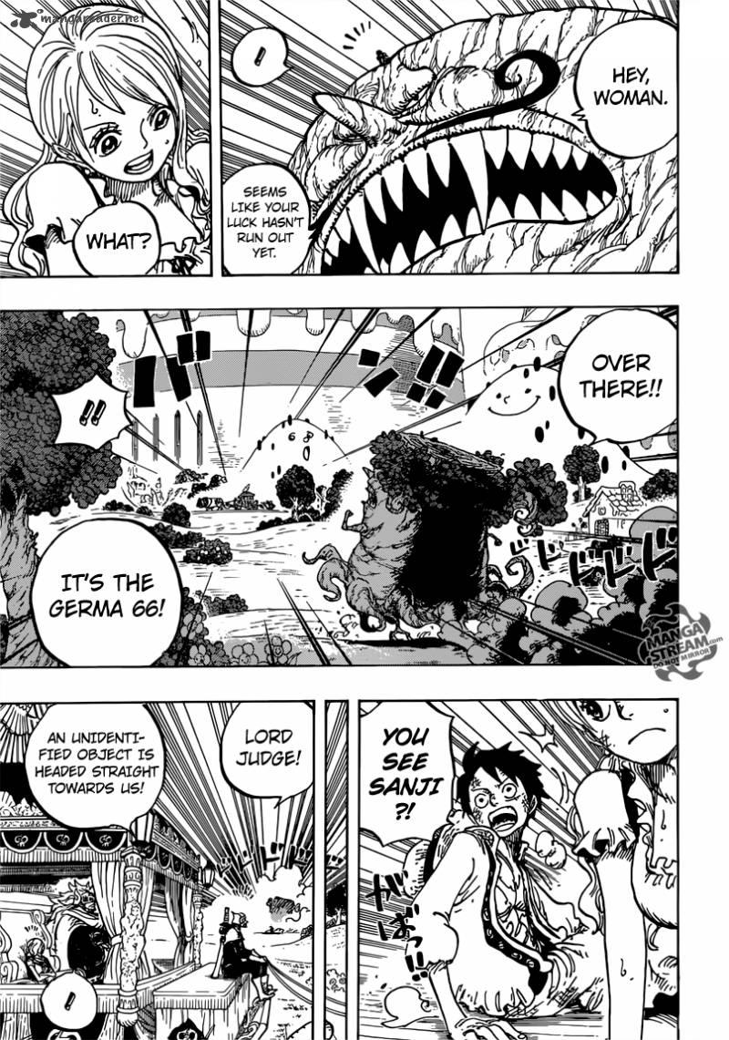 One Piece Manga Chapter 843 page 12 - Vinsmoke Sanji