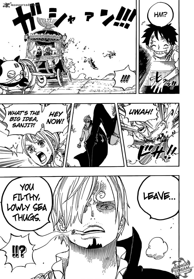 One Piece Manga Chapter 843 page 16 - Vinsmoke Sanji